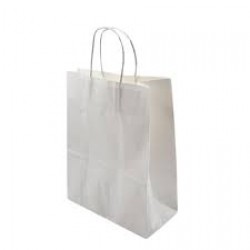 Next χάρτινη τσάντα eco white craft με στριφτό χερούλι Υ35x26x12εκ. 1 ΤΕΜΑΧΙΟ